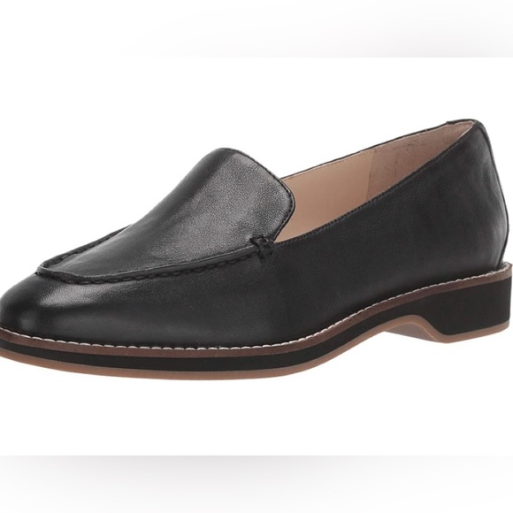 Cole Haan- US7 grainy Leather loafer W16082 black genuine leather New - Picture 1 of 8